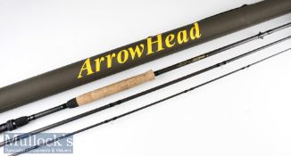 Good Michael Evans “Arrowhead Speycaster” carbon salmon fly rod – 13ft 6in 3pc line 9/10# - with