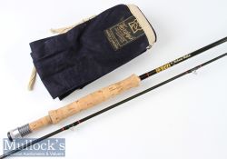 Fine Hardy Bros Made in England “Richard Walker Farnborough” fly Rod - 275cm 9ft 2pc line 7/8# -