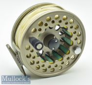 Good Vision Koma large salmon fly reel – 4.25” dia large arbour c/w 11# Floating line – intermediate