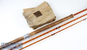 Hardy Bros Alnwick “The Wye” Palakona Salmon fly Rod ser. no. H24254 – 12ft 6in 3pc with Agate lined