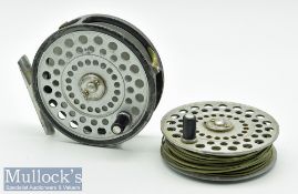 Hardy Bros England Princess 3 ½” alloy fly reel with smooth alloy foot, two cracks to rim, rim