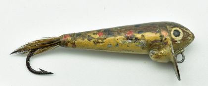 Extremely rare Hardy “Bully Bait” c1920 – retaining some of the original fry colour, diving blade