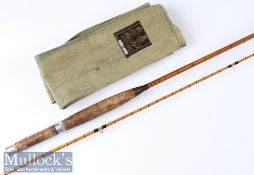 Good Hardy Bros Alnwick “The CC de France” Palakona trout fly rod ser. No. E35339- 9ft 2pc with