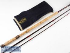 Good Hardy Bros Made in England “The Graphite Salmon Fly De-Luxe” rod – 15ft 4in 3pc line wt 10#,