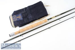 Fine Hardy Bros Made in England “Richard Walker Farnborough No.4” fly Rod - 11ft 3pc line 7/8#,