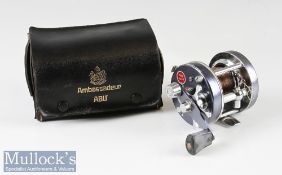 Abu Ambassadeur 5500C High Speed level wind multiplying reel and case – 3x screw end plate, smooth