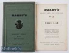 1954 Hardy’s Angler’s Guide catalogue and Price Guide (2) - 61st ed - the original cloth wrappers