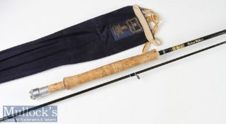 Good Hardy Made in England “Richard Walker Farnborough No. 3” graphite fly rod – 10ft 2pc line 7/