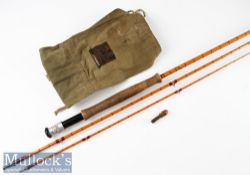 Hardy Bros Alnwick “The Gold Medal” Palakona trout fly rod ser. no. H9422 10ft 3pc with clear