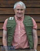 Heron Anglers Fly Fishers Floatation Waistcoat – with 4 pockets, wool pad with flies, et al Size (s)