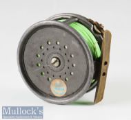 Early Hardy Bros Alnwick 1912 Check The Perfect Pat 1912 Check 4” alloy salmon fly reel – original