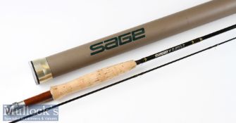 Fine as new Sage XP 390 Graphite III trout fly rod – 9ft 2pc line # wt 3 1/16oz - anodised screw