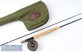 Fine Greys Trout fly rod, Ryobi Magnesium reel and Orvis fitted rod and reel tube (3) – lightly used