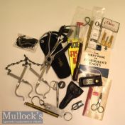 Large Selection of Hardy & Orvis, Fishing Accessories (18) – Hardy Brass Temp Gauge, Hardy Hook