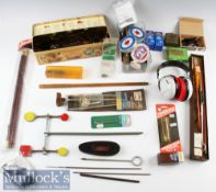 Assorted Selection of Rifle and Gun Accessories mainly cleaning equipment^ rods^ brushes etc^