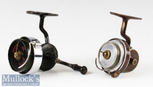 Hardy Bros ‘The Hardex’ No 2 Mk I spinning reel LHW with half bail arm^ bakelite spool^ runs smooth^