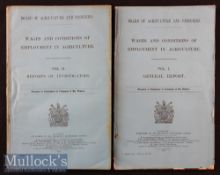 United Kingdom – Wages and Conditions of Employment in Agriculture Vol I General Report plus Vol