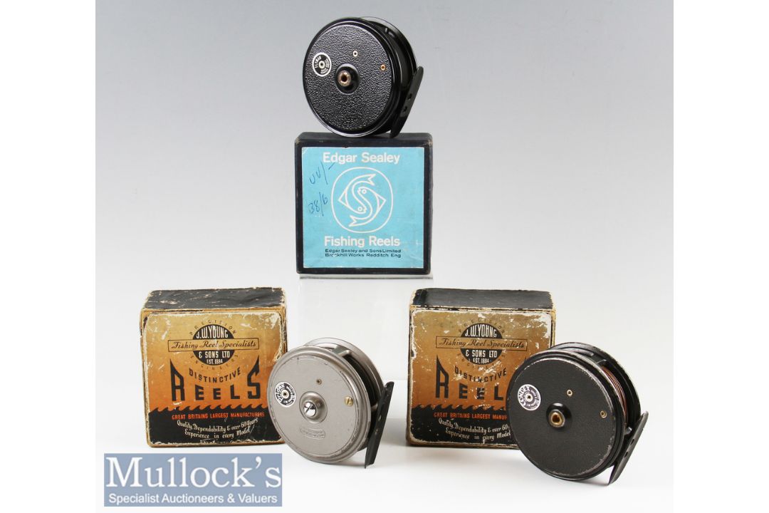 3x Boxed Fly Reels to include JW Youngs ‘Condex’ 3 ½” trout reel plus Edgar Sealey 3 ½” ‘Flyman’ fly - Image 2 of 2