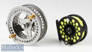 2x Modern Fly Reels – Redington GD 5/6 3 ¼” fly reel with counterbalanced handle^ quick release drum