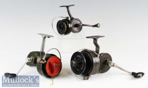 Large French ‘Crack 300’ Fixed Spool Reel LHW^ Mitchell style handle^ together with a DAM ‘Quick