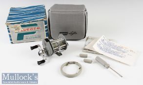 Pflueger 510 Supreme multiplier reel looks almost unused^ in good clean condition^ with case and