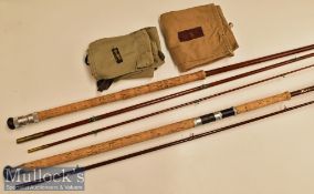 Bruce and Walker ‘Spinner’ 9ft 5in Rod 2 piece rod^ cork handle (chips)^ tape to reel seat^ agate