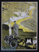 Matchless Motor Cycles 1935 Sales Catalogue - a 16 page catalogue illustrating and detailing 9