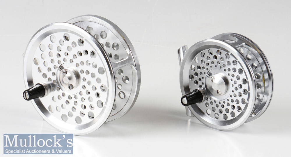 2x Shakespeare Magnesium Alloy Fly Reels including International 2851 3” with backplate tension - Image 2 of 3