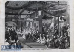 India and Punjab – Shah Hamadan’s Musjid^ Cashmere^ 1858 An original ILN wood engraving titled