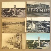 Collection of (6) printed postcards of Secunderabad^ India c1900s. Set includes views of James