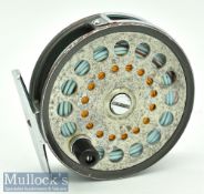 C Farlow & Co Ltd London The Grenaby alloy salmon fly reel - 4” dia chrome guide line and foot^
