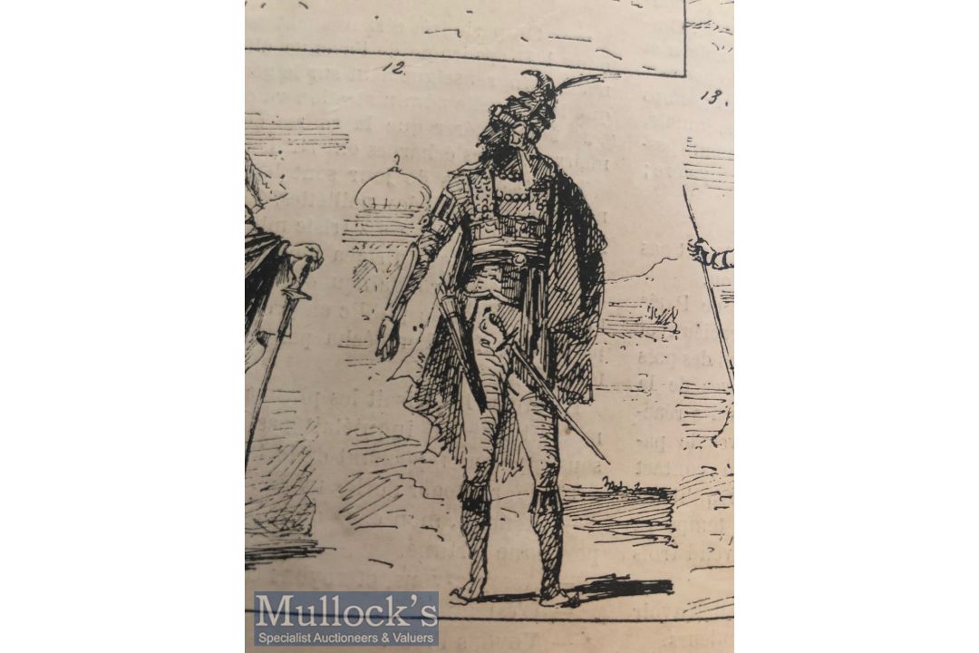 India - Original print Sikh empire costumes of Lahore including maharajas^ Sikh soldiers^ guards and - Image 2 of 2