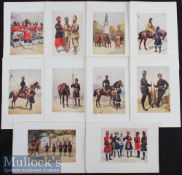 India & Punjab - Ten original colour plates from The Armies of India 1911 painted by Major A C