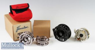 3x Modern Fly Fishing Reels including Shina Fly Axle 100-II^ Vetran G209 #8/9^ and a Flextec