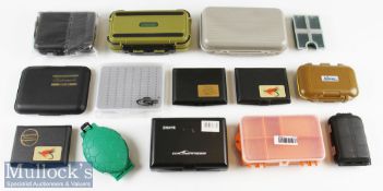 Selection of Fly Boxes mostly appear unused in various sizes. (12)