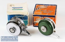 2x Shakespeare Auto Fly Reels models 1821 in used condition and 1826 in good used condition with