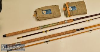 Edgar Sealey Float Rods (3) to include Edgar Sealey Black Arrow 10ft Float Rod 2 piece^ with cork