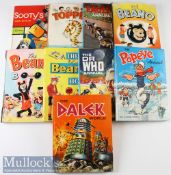 Selection of Various Children’s Annuals to include The Dr Who Annual^ The Victor Book For Boys^