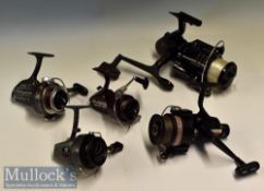 Selection of Various spinning fishing reels to include Shakespeare OMNI-X 050^ Shakespeare Noris