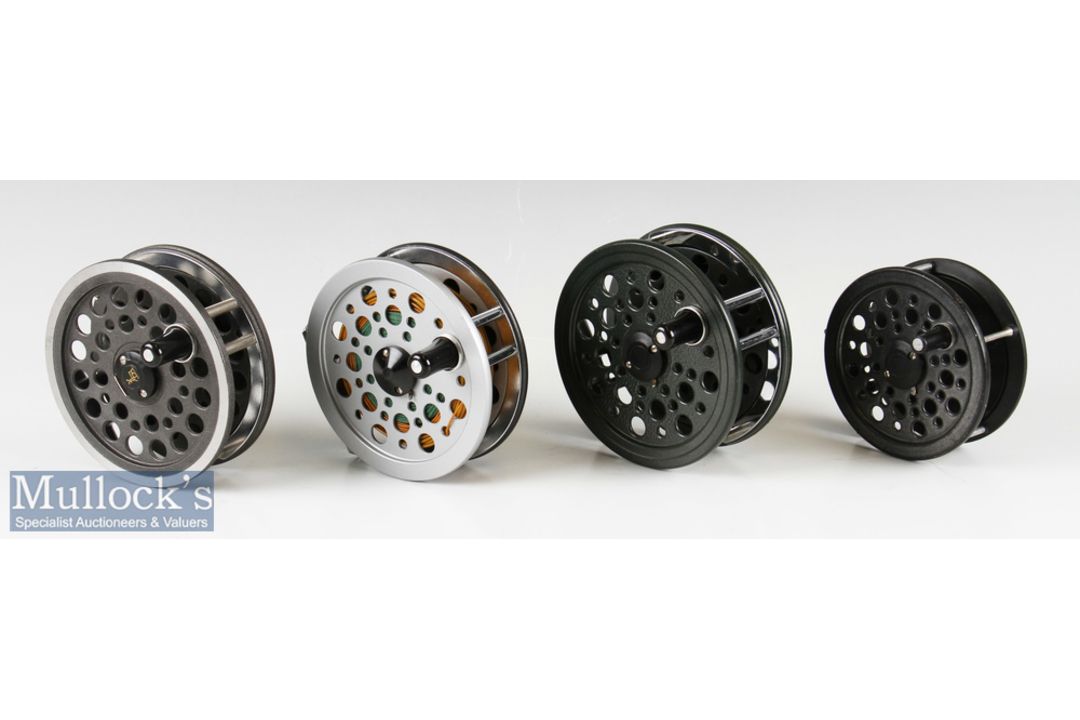 4x Shakespeare assorted Fly Reels including 4 ¼” Condex with wide drum in green finish^ 2x 4 ¼” - Image 2 of 3