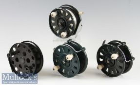 4x Centre Pin Fishing Reels including Lewtham Products The ‘Leeds’ Reel^ movement slightly tight