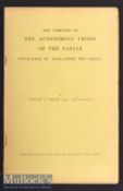 India - 1903 The Position of the Autonomous Tribes of the Panjab Conquered by Alexander the Great