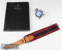 2005 AA Member Only Issued Road Map of Britain in leather wallet plus RAC Car Badge marked 2066