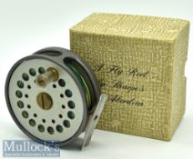 J S Sharpe Ltd Aberdeen The Gordon 3.5” alloy fly reel – alloy foot^ original celluloid handle – c/w