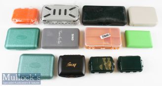 Selection of Fly Boxes mostly appear unused in various sizes. (12)