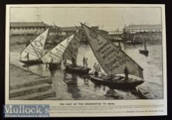 India - The Visit of the Cesarewitch to India original advertisement 1891 published in a