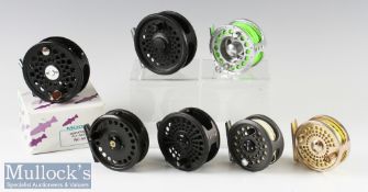 Modern Fly Reel Selection (7) including Marado Basis-F G67^ White River 56^ The Gnat^ Aurora