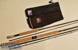 Daiwa ‘TrueFlight’ Model TFT906 #6 9ft fly rod 2 piece^ in maker’s bag^ plus Daiwa Amorphous Whisker