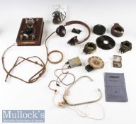 Gecophone Junior Crystal Set BC1700 a mahogany case with Gecophone and BBC logo printed on the