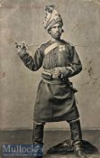 India & Punjab – Punjab Cavalry. A vintage antique postcard showing a Punjab cavalry soldier